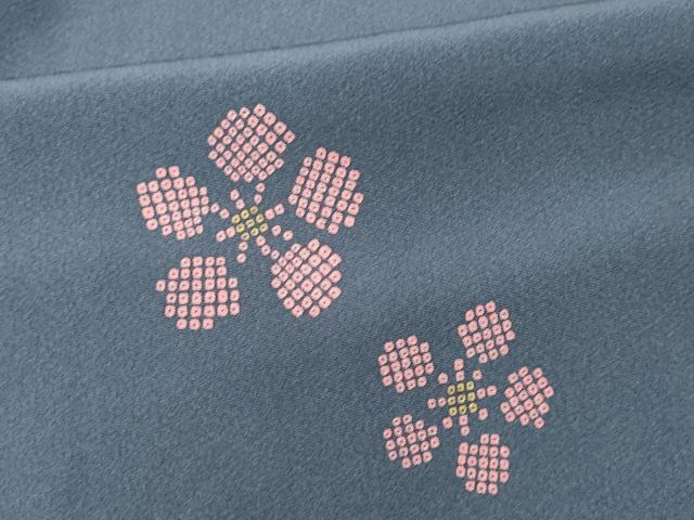 平和屋着物■上質な小紋 舞花文 正絹 逸品 CABL5650ou