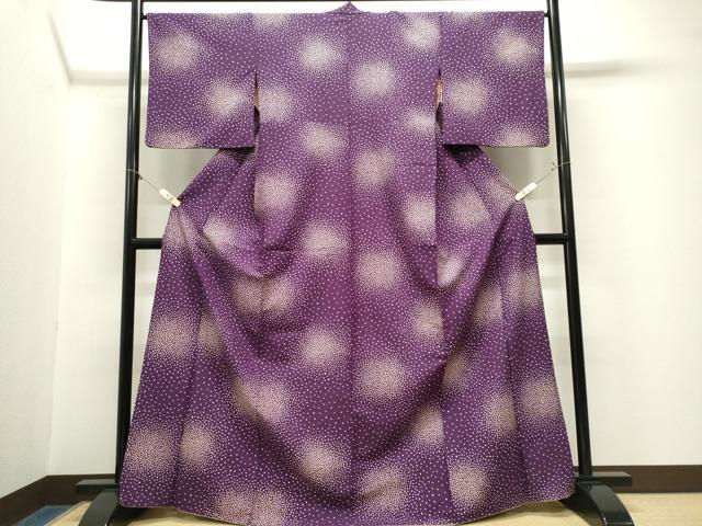 平和屋着物■小紋 舞桜文 洗える着物 CABL5659ou