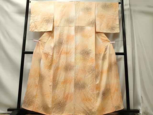 平和屋着物■上質な小紋 草木文 暈し染め 正絹 逸品 CABL5748oy