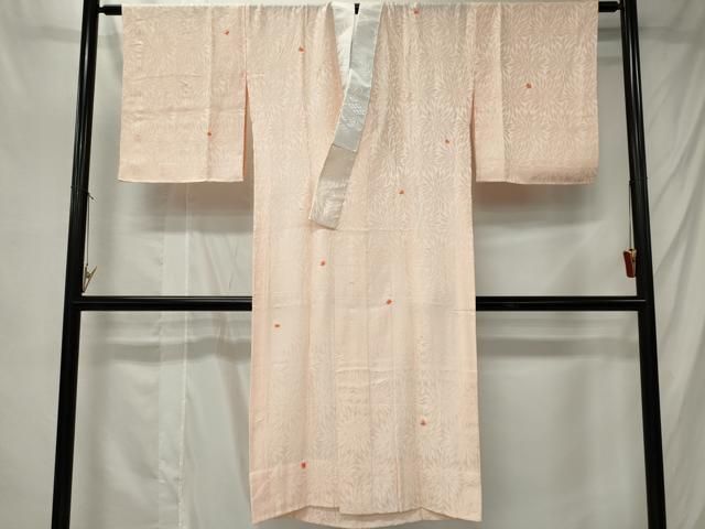 平和屋着物■長襦袢 無双仕立て 絞り 菊地紋 正絹 逸品 CABL5833ou