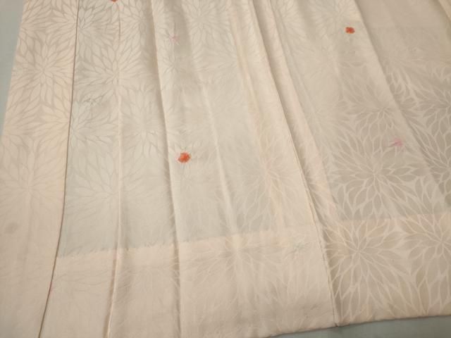 平和屋着物■長襦袢 無双仕立て 絞り 菊地紋 正絹 逸品 CABL5833ou