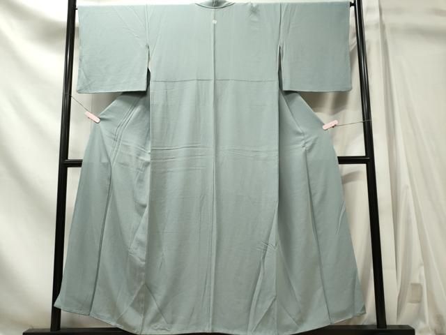 平和屋着物■上質な色無地 秘色色 正絹 逸品 CABL5847ou