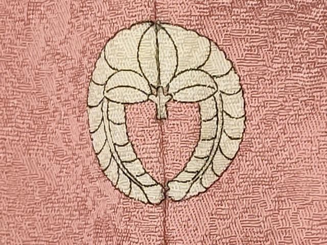 平和屋着物■上質な色無地 草花丸地紋 虹色 鈴乃屋扱い 正絹 逸品 CABL5852ou