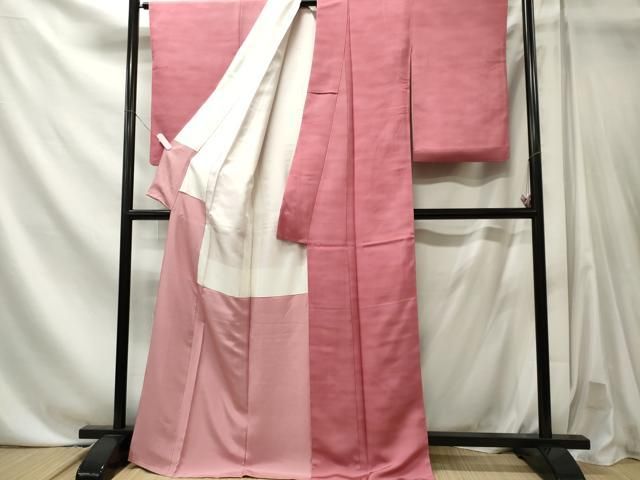 平和屋着物■上質な小紋 作家物 霞文 暈し染め ロング丈 正絹 逸品 CABL5864ou