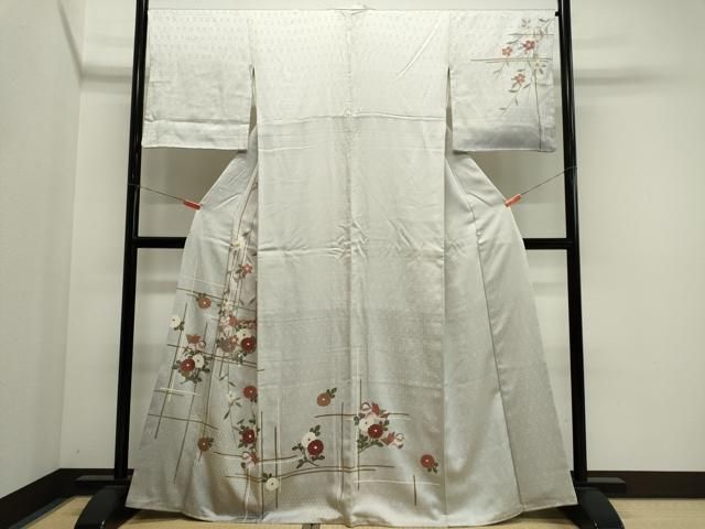 平和屋着物■訪問着 鴛鴦花文 暈し染め 正絹 逸品 CABL5884ou