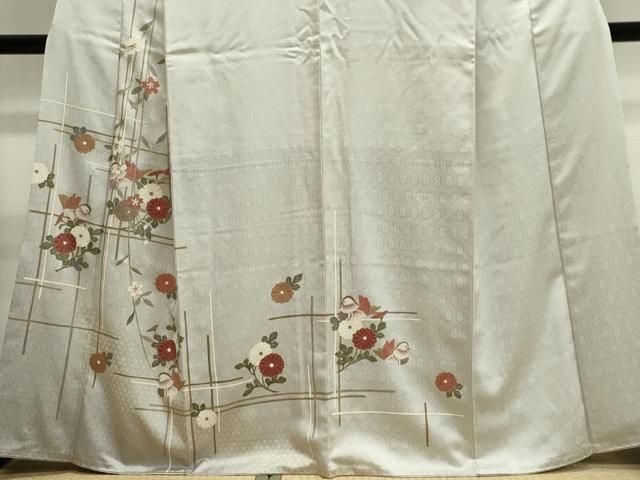 平和屋着物■訪問着 鴛鴦花文 暈し染め 正絹 逸品 CABL5884ou