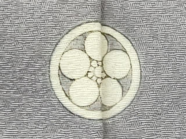 平和屋着物■上質な色無地 桔梗鼠色 正絹 逸品 CABL5953ou
