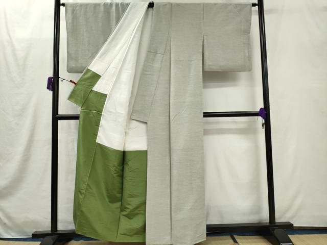 平和屋着物■上質な紬 霞文 正絹 逸品 CABL5966ou