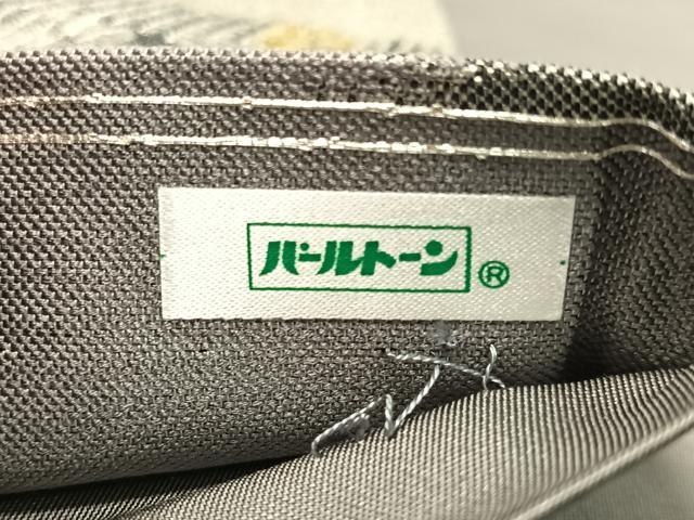 平和屋着物●六通柄袋帯 市松花松葉 金銀糸 正絹 逸品 CABL6016vp