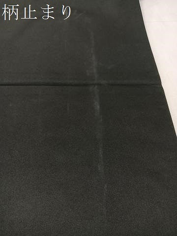 平和屋着物●六通柄袋帯 唐織 彩華吉祥紋 黒地 金糸 正絹 逸品 CABL6031vp