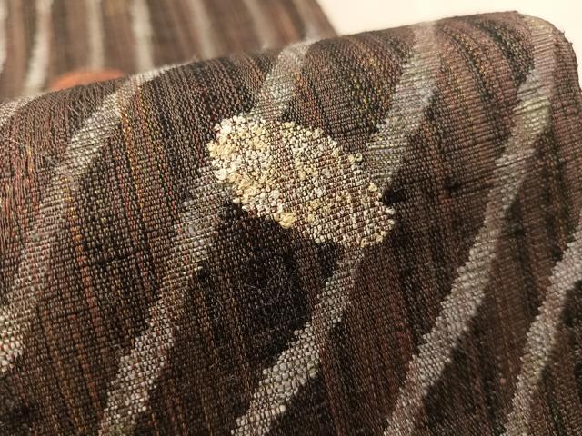 平和屋着物▽西陣 田畔康男作 六通柄袋帯 スリーシーズン 春夏秋 竹流幾可文 金銀糸 正絹 逸品 CABL6037vp