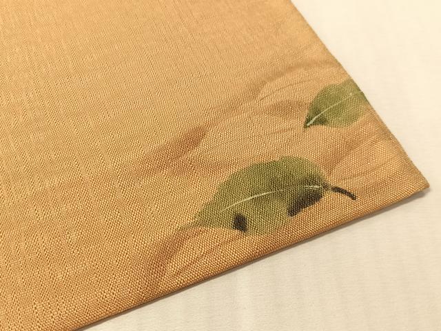 平和屋着物▽太鼓柄袋帯 スリーシーズン 春夏秋 手描き 紫陽花 正絹 逸品 CABL6070vp