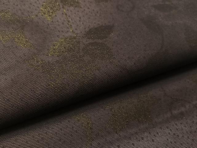 平和屋着物●六通柄袋帯 花唐草文 金糸 正絹 逸品 未使用 CABL6079vp