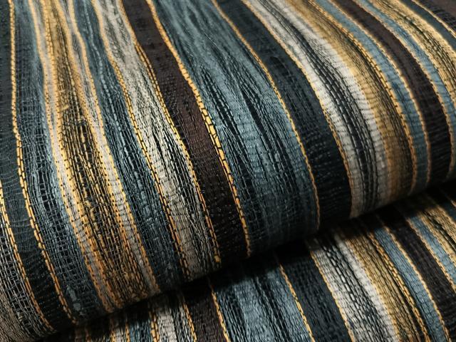 平和屋着物▽全通柄袋帯 スリーシーズン 春夏秋 櫛織 間道 正絹 逸品 CABL6162vp