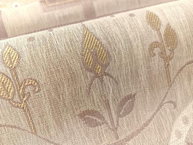 平和屋着物▽六通柄袋帯 スリーシーズン 春夏秋 櫛織 幾何学文 正絹 逸品 CABL6181vp
