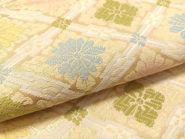平和屋着物●麗袋帯 京・唐織 名宝之宴 金彩 正絹 逸品 CABL6192vp