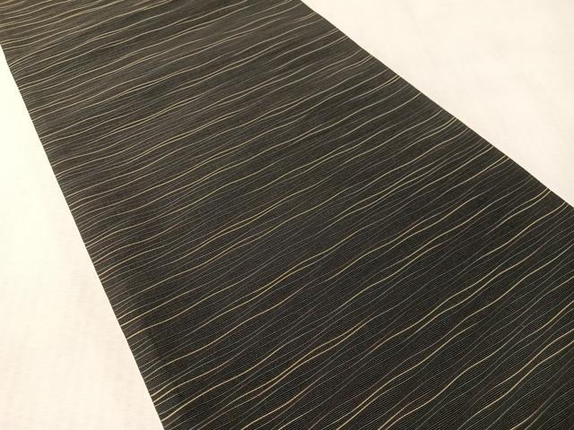 平和屋着物●両面 全通柄袋帯 流水文 金通し地 正絹 逸品 CABL6221vp