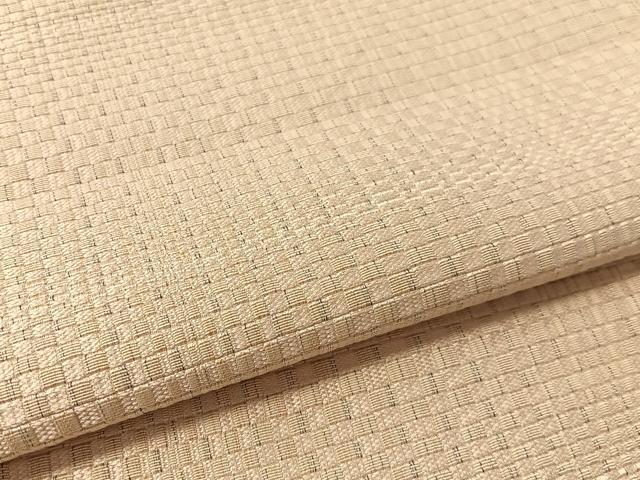 平和屋着物●本場筑前博多織 八寸名古屋帯 市松文様 正絹 逸品 CABL6366vp
