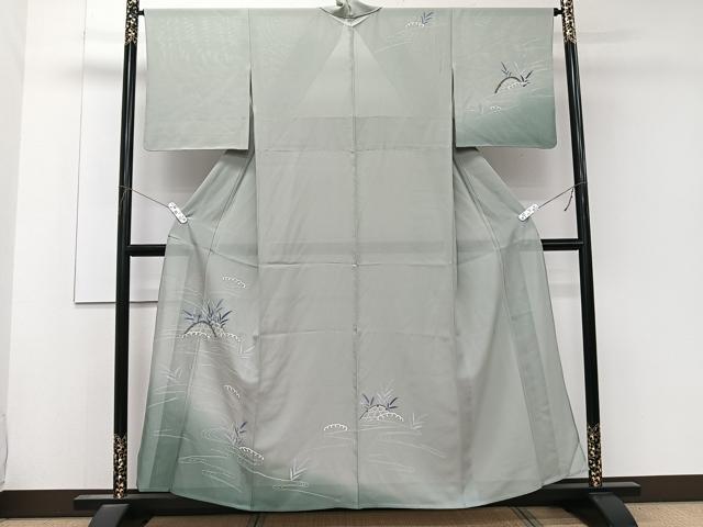 平和屋着物*夏物 訪問着 絽 駒刺繍 立波籬文 正絹 逸品 CABL6834xi
