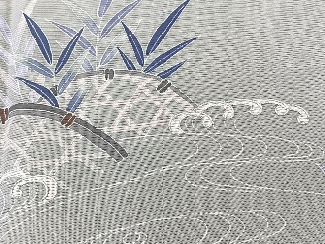 平和屋着物*夏物 訪問着 絽 駒刺繍 立波籬文 正絹 逸品 CABL6834xi