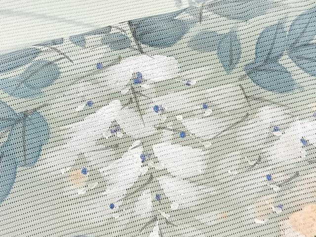 平和屋着物*夏物 訪問着 絽 手描き 枝楓文 てんとう虫 五泉 反端付き 正絹 逸品 CABL6841xi