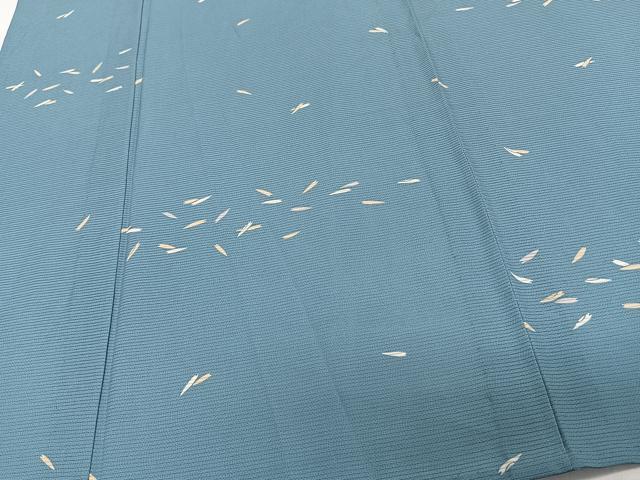 平和屋着物*夏物 小紋 絽 舞花文 正絹 逸品 CABL6844xi