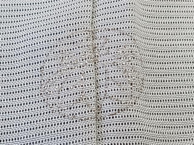 平和屋着物*夏物 訪問着 絽 駒刺繍 草文 正絹 逸品 CABL6845xi