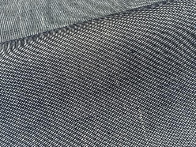 平和屋着物*夏物 紗紬 桔梗鼠色 正絹 逸品 CABL6854xi