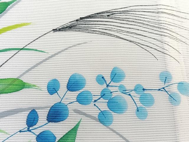 平和屋着物*夏物 訪問着 絽 手描き 草花文 正絹 逸品 未使用 CABL6862xi