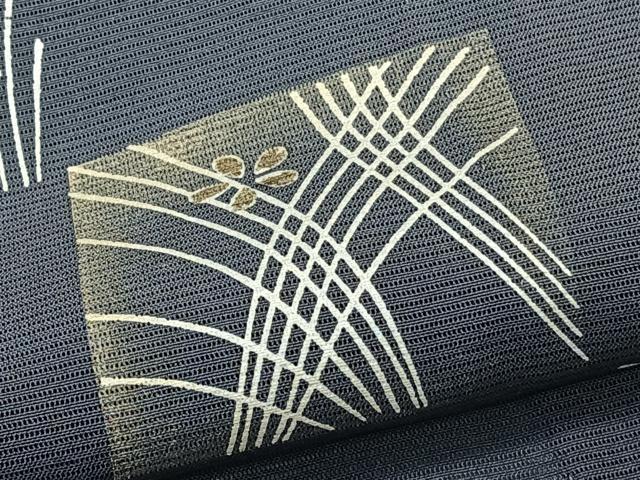 平和屋着物*夏物 訪問着 絽 色紙草花文 金銀彩 正絹 逸品 CABL6872xi