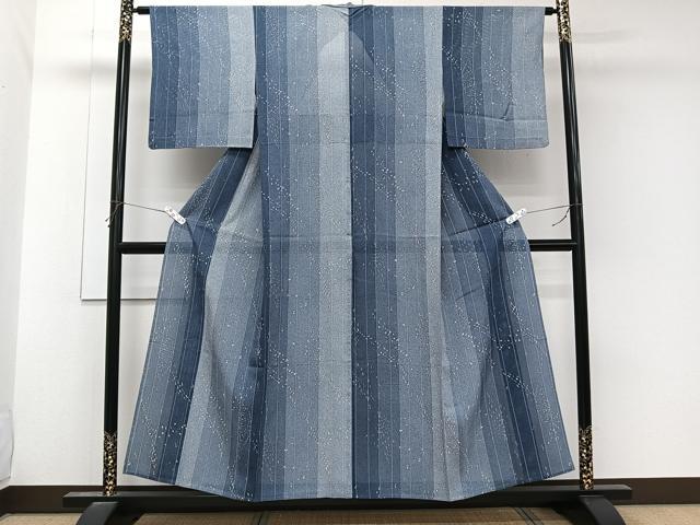 平和屋着物*夏物 小紋 絽 間道 正絹 逸品 CABL6889xi