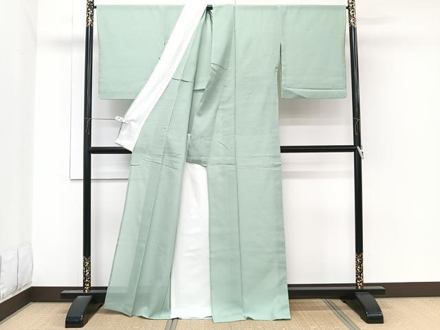 平和屋着物*夏物 紗紬 格子柄 正絹 逸品 CABL6906xi