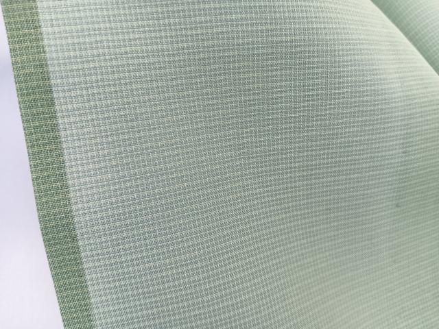 平和屋着物*夏物 紗紬 格子柄 正絹 逸品 CABL6906xi