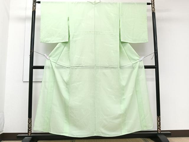 平和屋着物*夏物 色無地 絽 枝葉紋紗 正絹 逸品 CABL6917xi
