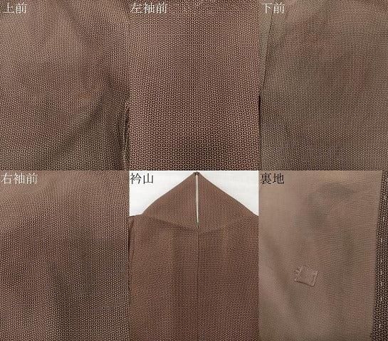 平和屋着物*夏物 小紋 絽 亀甲文 正絹 逸品 CABL6925xi