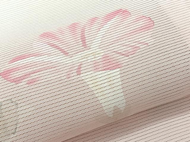 平和屋着物*夏物 訪問着 絽 手描き 朝顔 正絹 逸品 CABL6931xi
