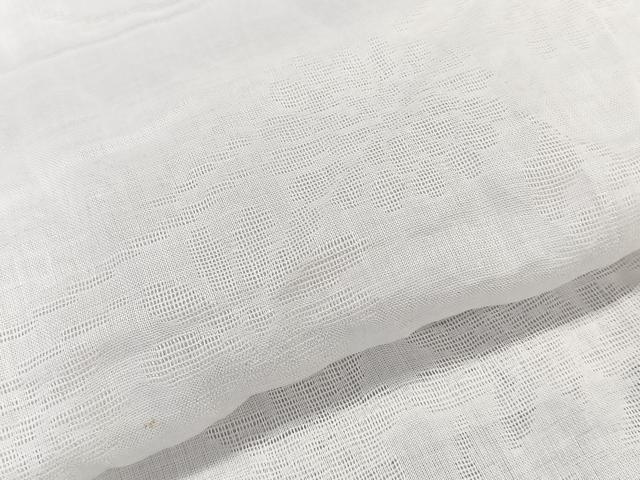 平和屋着物*夏物 長襦袢 流水花紋紗 乳白色 麻 逸品 CABL6932xi