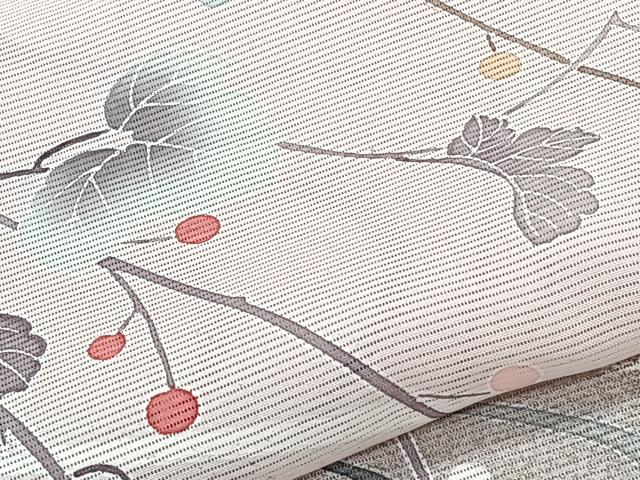 平和屋着物*夏物 訪問着 絽 流水蔦の葉文 正絹 逸品 CABL6934xi
