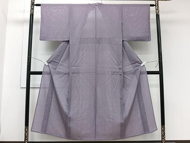 平和屋着物*夏物 江戸小紋 絽 両袖染め 鮫小紋柄 正絹 逸品 CABL6970xi