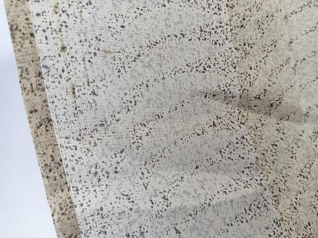 平和屋着物*夏物 小紋 紗紬 抽象文 正絹 逸品 未使用 CABL6981xi