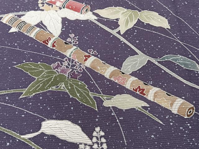 平和屋着物*夏物 訪問着 絽 友禅 枝草花文 笛 そごう扱い 正絹 逸品 CABL6987xi