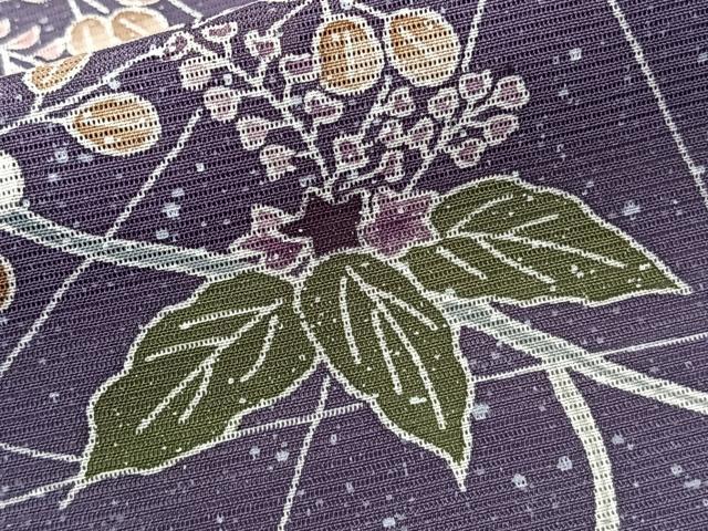 平和屋着物*夏物 訪問着 絽 友禅 枝草花文 笛 そごう扱い 正絹 逸品 CABL6987xi