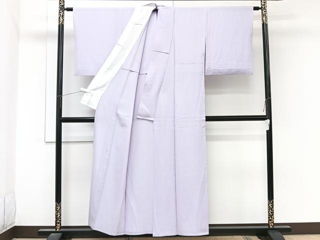 平和屋着物*夏物 色無地 絽 薄葡萄色 正絹 逸品 CABL7185xi