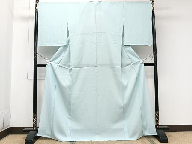 平和屋着物*夏物 色無地 絽 水色 正絹 逸品 未使用 CABL7191xi