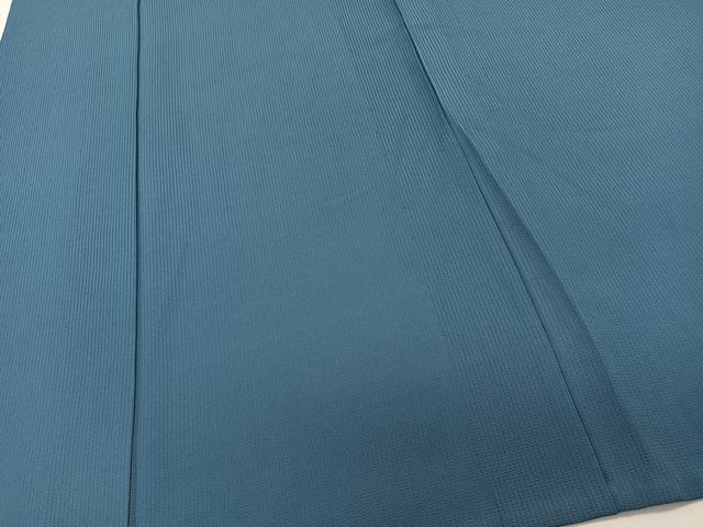 平和屋着物*夏物 色無地 縦絽 花浅葱色 正絹 逸品 CABL7192xi