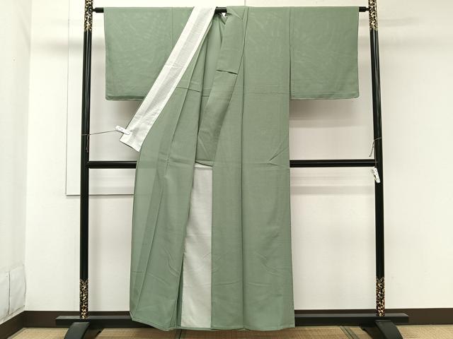 平和屋着物*夏物 色無地 絽 青鈍色 正絹 逸品 未使用 CABL7197xi
