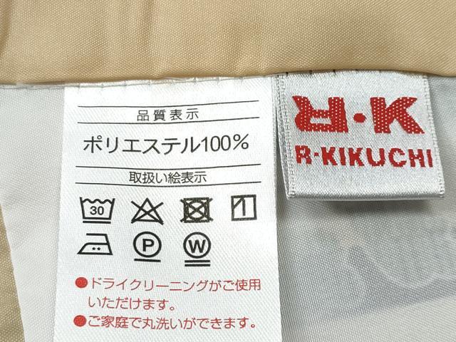 平和屋着物●リョウコキクチ Ryoko Kikuchi 小紋 藤花房 洗える着物 未使用 CABL7204fb