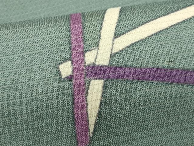 平和屋着物*夏物 九寸開き名古屋帯 幾何学文様 正絹 逸品 CABL7276fb