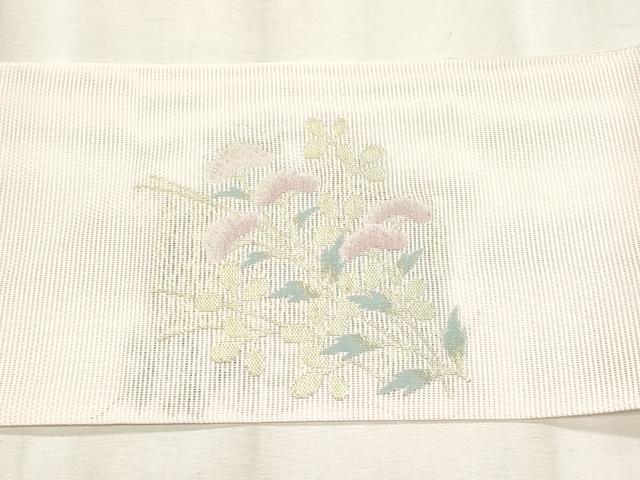 平和屋着物*夏物 八寸名古屋帯 枝松文 金銀糸 CABL7583fb