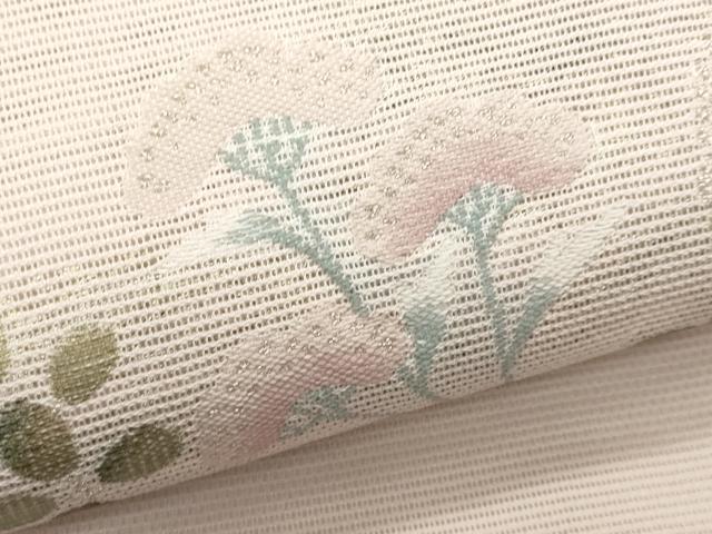 平和屋着物*夏物 八寸名古屋帯 枝松文 金銀糸 CABL7583fb
